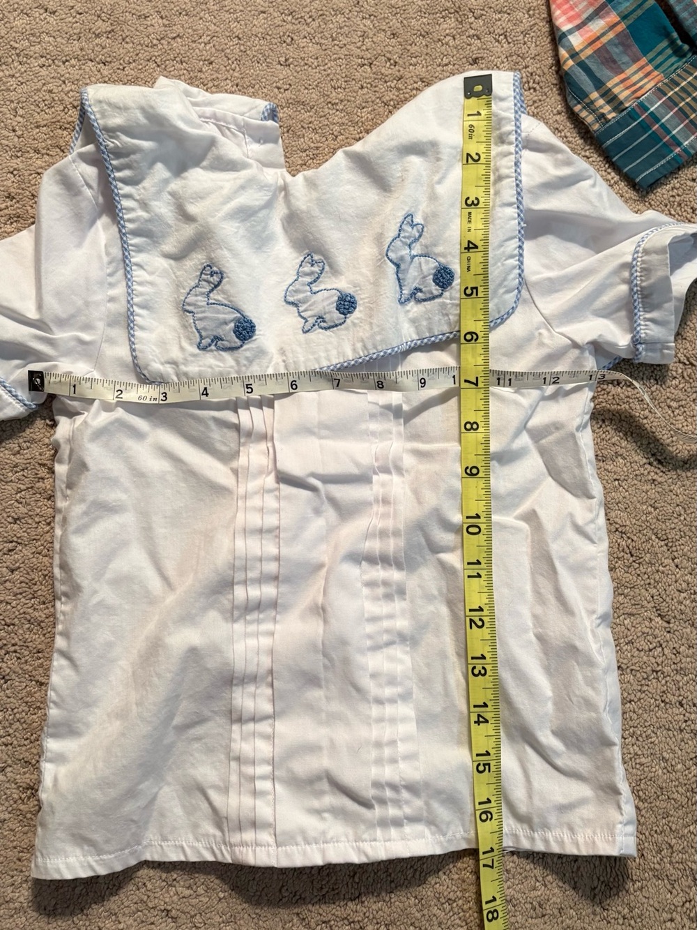 White Baby Shirt with Yellow-Black Branded Bee Detail